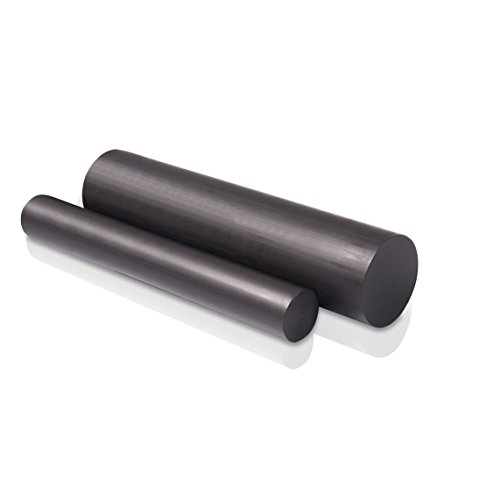 HDPE (полиетилен висока плътност) Пластмасова Кръгла Пръчка 4 x 12 Черен цвят