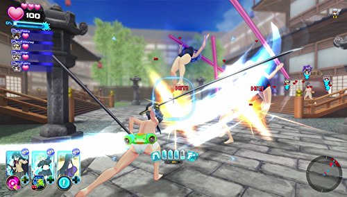 Senran Kagura Peach Beach Splash - без риза и без обувки, All Service Edition - PlayStation 4