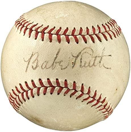 БЕЙБ РУТ е Подписала Сингълът Sweet Spot OAL Baseball JSA/PSA/DNA 175355 - Бейзболни топки с автографи