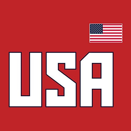 Блокиране на флаг на САЩ - Американски Свитшот с патриотичен деколте на Съединените Щати