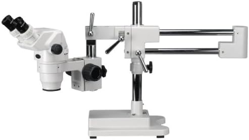 Професионален бинокъла на стереоскопични увеличение на микроскопа AmScope ZM-4BX, окуляры EW10x, увеличаване на 3,35 X-45Ч, обектив с увеличение 0,67 X 4,5 X, рассеянное осветление,