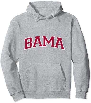 Bama - Alabama Gifts Графичен Пуловер с качулка в щата Алабама