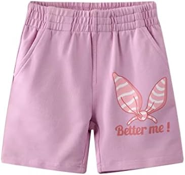ALI SEA / Летни Дрехи за малките момичета, Комплект Памучна дреха с яка-часова, 2 Ризи, 1 Къс от 2 до 7 Години