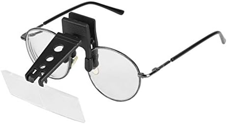 Очила за четене, Клипове-увеличители за очила и сгъваеми Прозрачни Очила, блокиране на синята светлина, за жени и мъже, 1,5 X 2,5 X 3,5 X Клипове-очила за четене с 3 сменяеми