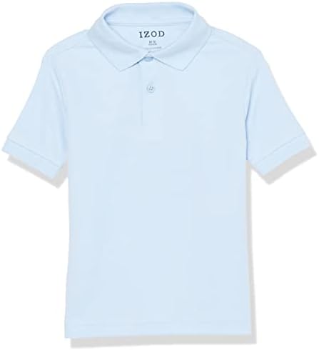 Училищни униформи IZOD за момчета, Поло Риза с къс ръкав, Закопчалки за копчета, Удобна и лека Пикантна Плат