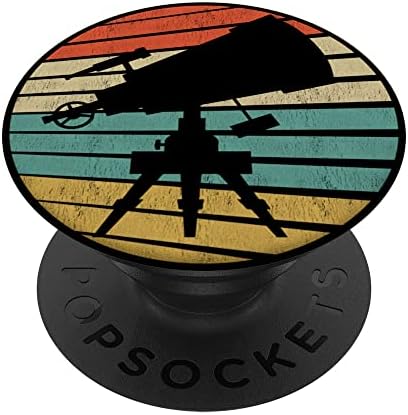 Астрономически Телескоп Ретро Реколта 70-те и 80-те години Астрономите PopSockets С Възможност за Смяна на PopGrip