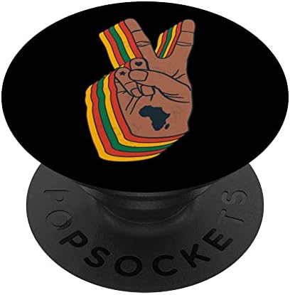 Африкански Знак Света на Деветнадесети юни Празнувайте Черна Свобода 1865 PopSockets С възможност за смяна на PopGrip