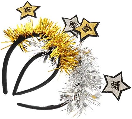 SOIMISS 2 елемента Коледен Празник Петолъчна Звезда лента за глава Прическа Cosplay Косата