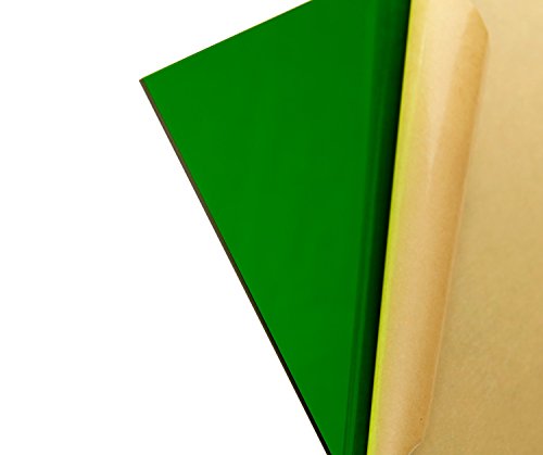 Прозрачен Зелен Акрилен лист #2092 1/8 x 5 x 10