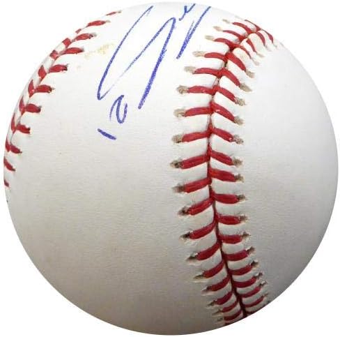 Франклин Гутиерес С Автограф от Официалния Представител на MLB Бейзбол Seattle Mariners MCS Holo #75268 - Бейзболни топки с автографи