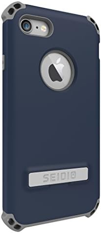 Калъф Seidio Dilex с поставка за Apple iPhone 7 и 8 iPhone (тъмно син / сив)