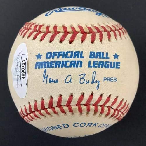 Бейзбол с автограф на Дейв Уинфилда Роулингс Янкис Блу Джейс WSC HOF JSA 2 - Бейзболни топки с Автографи
