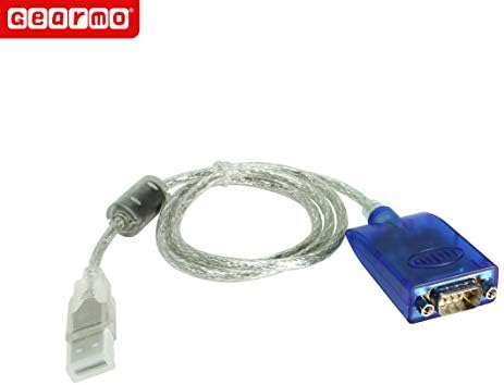 Кабел Gearmo 36in FTDI USB-сериен за MAC, PC, Linux, Win 11 със светодиоди Tx/Rx