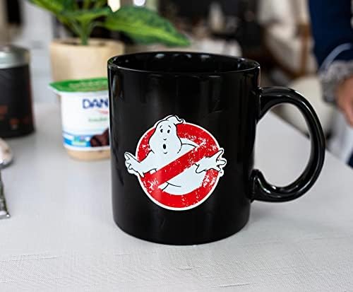 Керамични кафеена чаша с различна температура эктоплазмы С логото на JUST ФЪНКИ Ghostbusters | Добавете топлина,